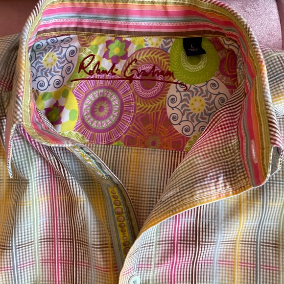 Robert Graham Men’s Dress Shirt- Large - Picture 3 of 7